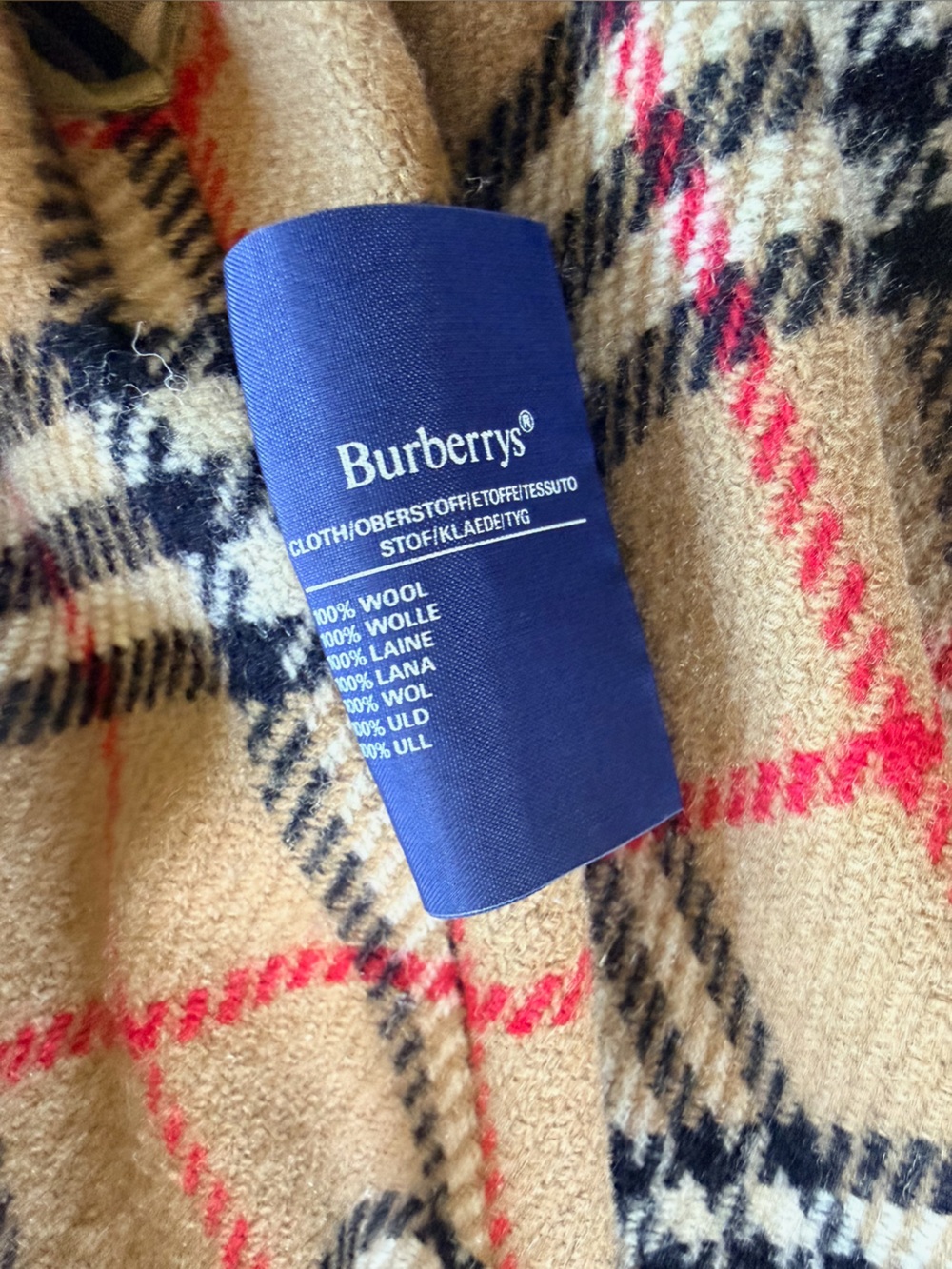 Vintage Burberrys Double Breasted Trench Coat Nova Check Wool Liner | 6 Long - Picture 8 of 13